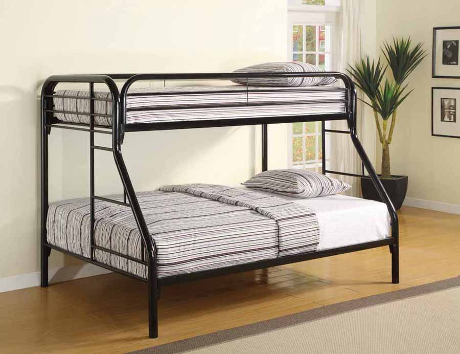 Everyday Black Twin/Full Bunk Bed cs2258KBB